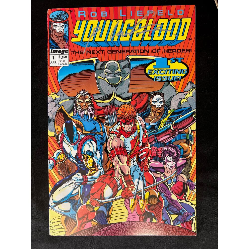 AUTOGRAPHED VINTAGE 1992 Image "YOUNGBLOOD" #1 - Graded NM/M by Comic App